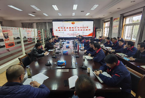 公司召開會議傳達集團公司黨建工作、紀檢工作會議精神