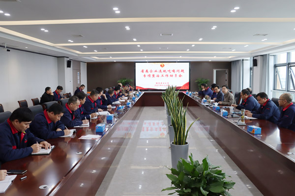 公司召開省屬企業違規吃喝問題專項整治工作動員會 公司召開省屬企業違規吃喝問題專項整治工作動員會