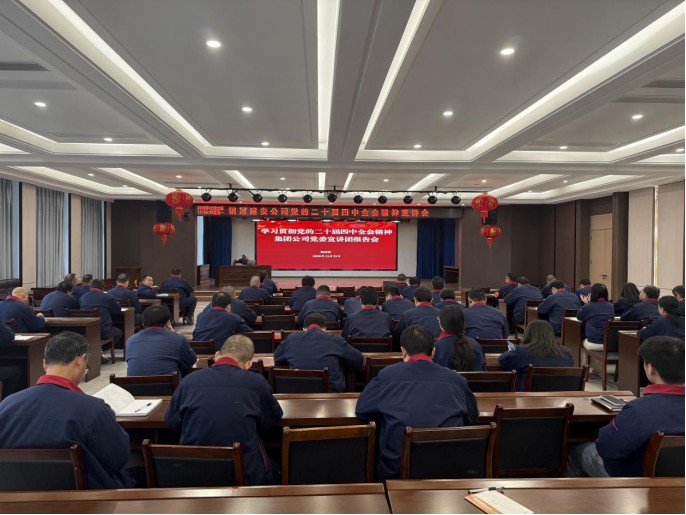 公司召開學習貫徹黨的二十屆四中全會精神宣講會